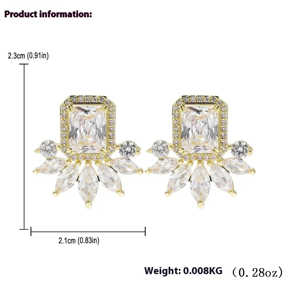 Inlaid Zirconium Stud - Viexta