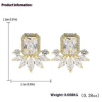 Inlaid Zirconium Stud - Viexta