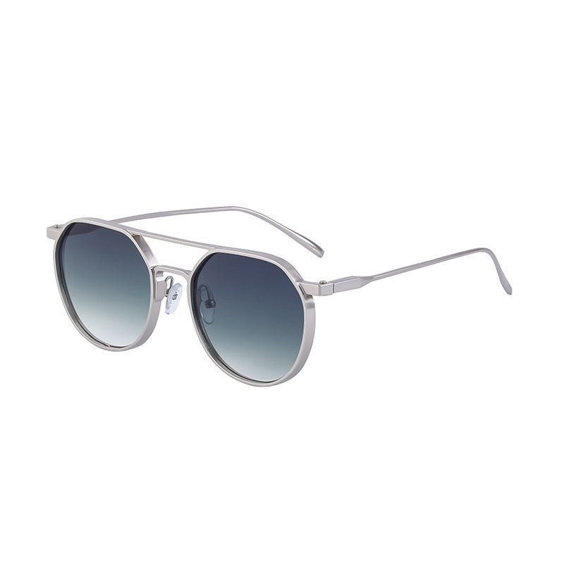 Metal Double Beam Vintage Sunglasses