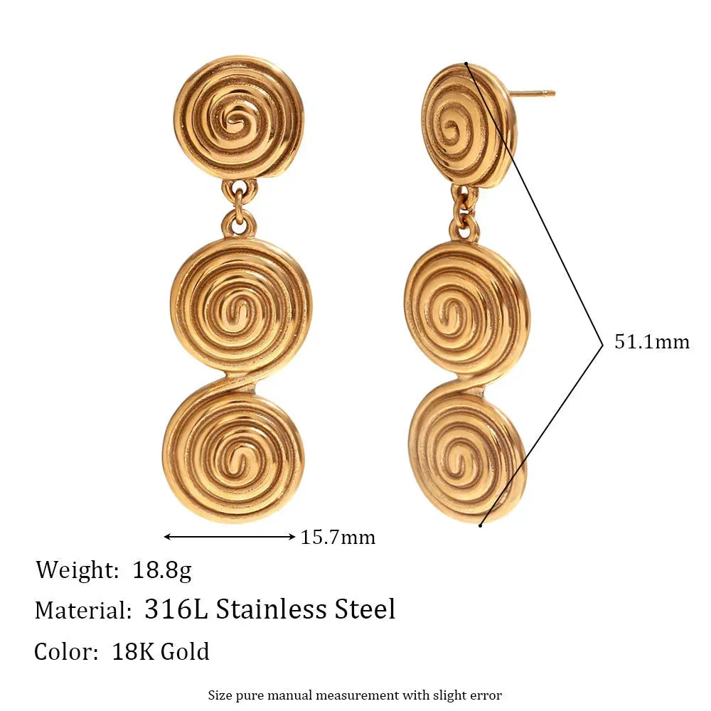 irregular-pattern-stitching-eardrops - Viexta
