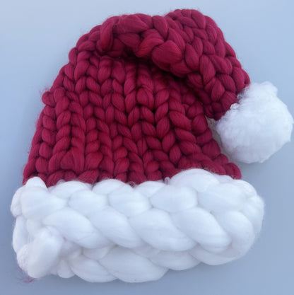 Christmas Plush With Pompom Cute Winter Hat