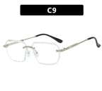 Frameless Trimming Square Sunglasses - Viexta