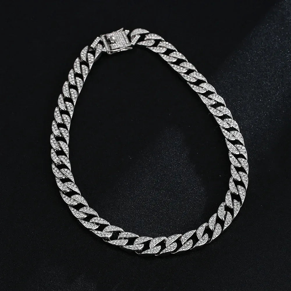 diamond-inlaid-necklace - Viexta