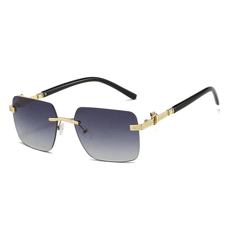 frameless-trimming-leopard-snake-sunglasses - Viexta