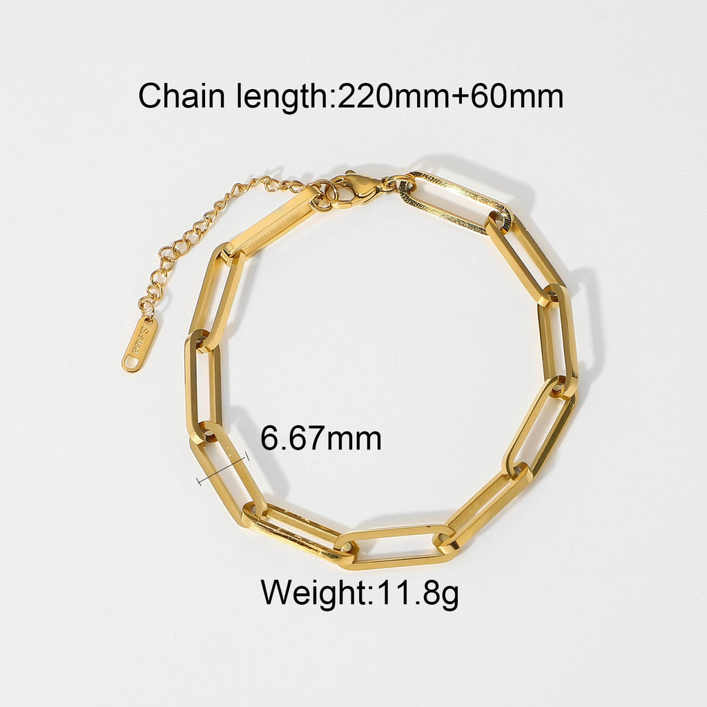 Stainless Steel Cuba Bracelet