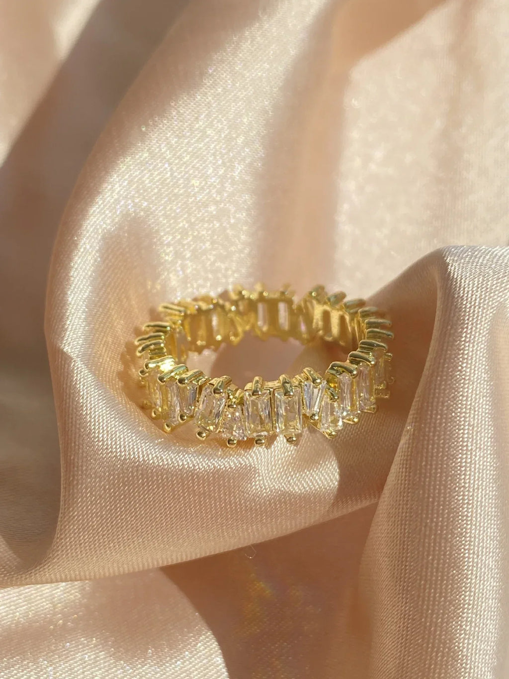 Zircon Ladder Square Ring - Viexta