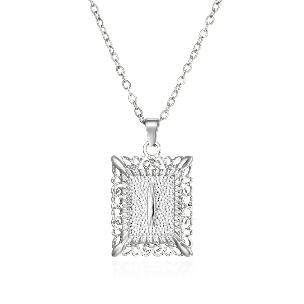 stainless-steel-initial-necklace - Viexta