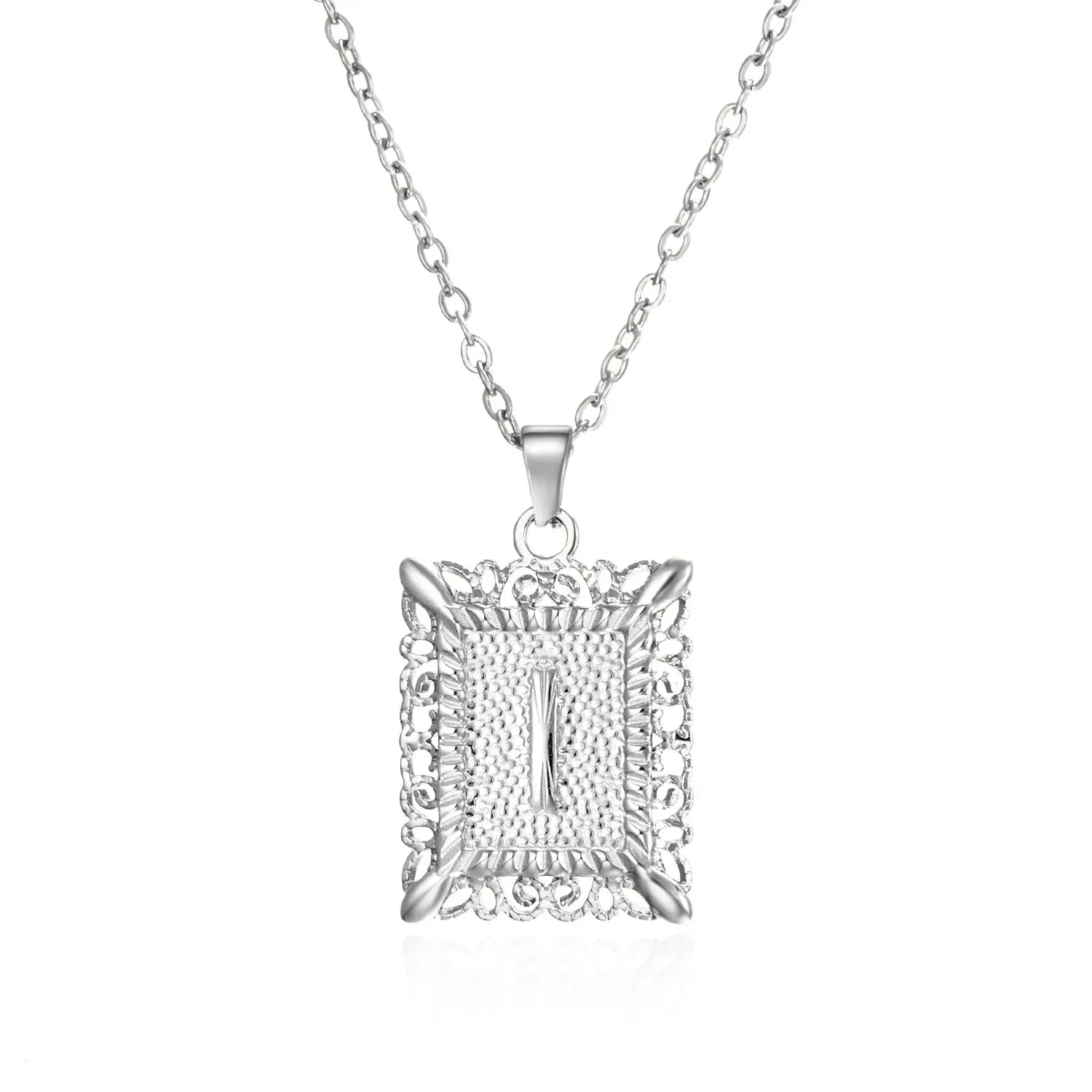 stainless-steel-initial-necklace - Viexta