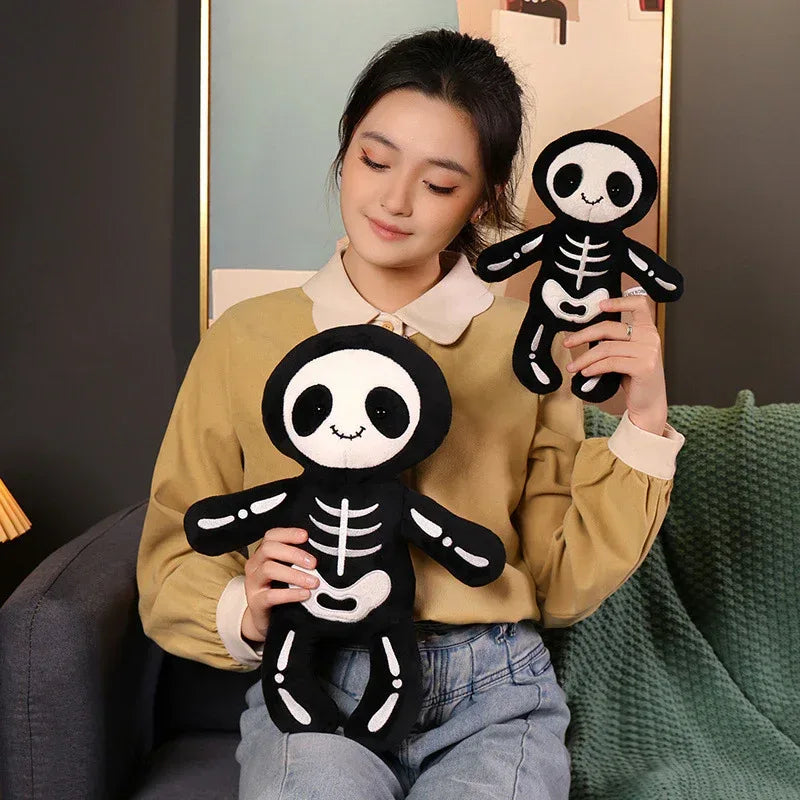 Halloween Props Skull Pillow Plush Toy - Viexta