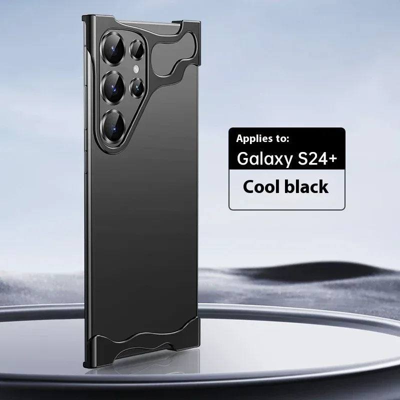 Metal Corner Pad Drop-resistant Frameless Samsung Galaxy S series Cover - Viexta