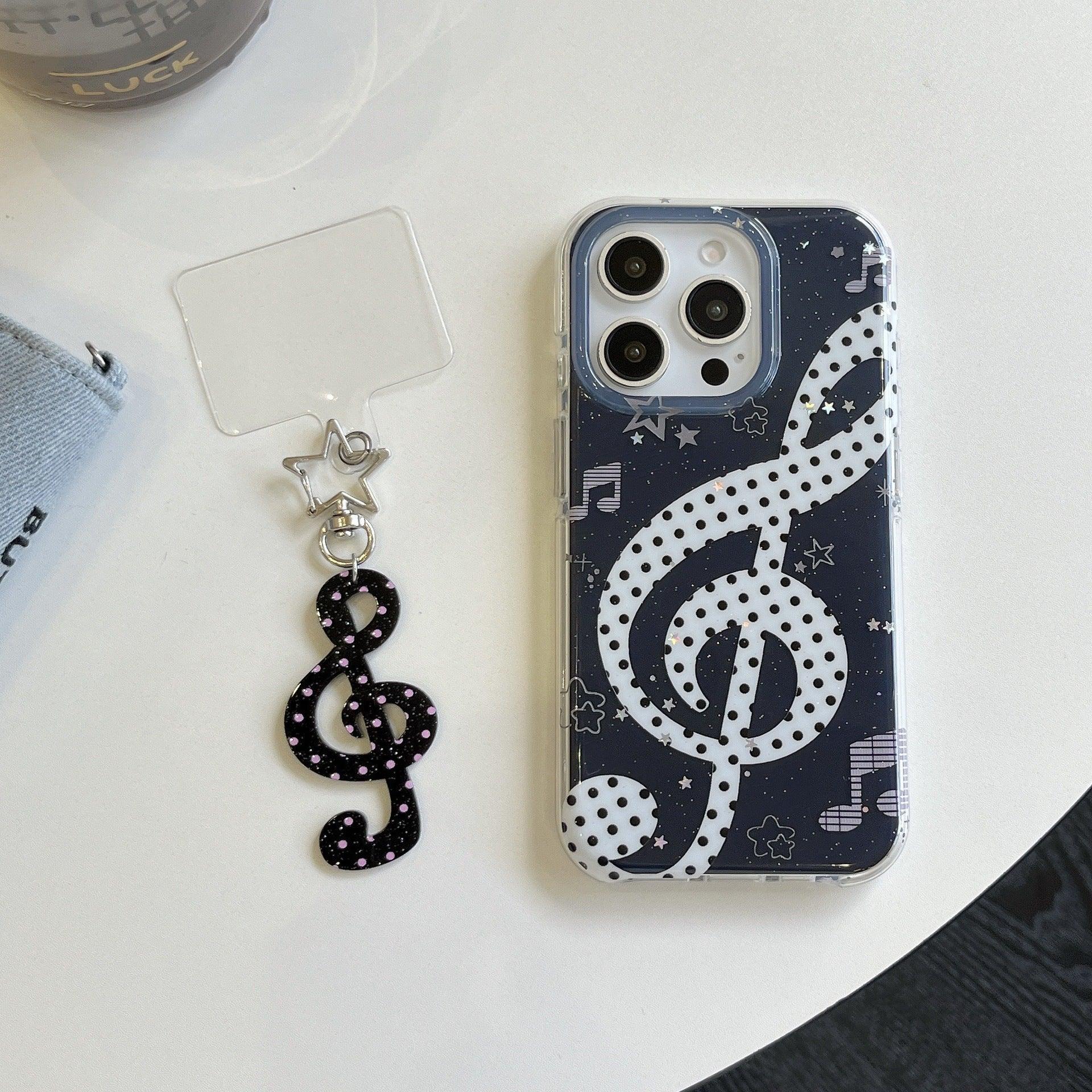 Minimalist Design Musical Notes iPhone Case - Viexta
