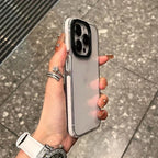 Contrast Color Transparent Drop-resistant iPhone Case - Viexta