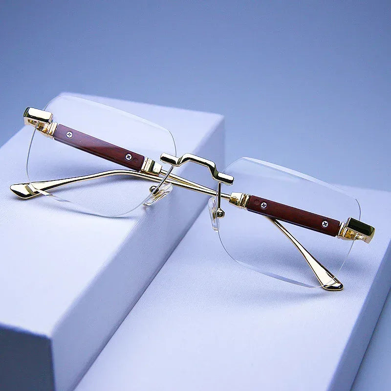 Frameless Edge-cut Sunglasses - Viexta