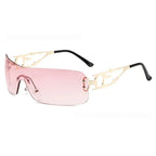 Versatile Frameless Hollow Sunglasses - Viexta