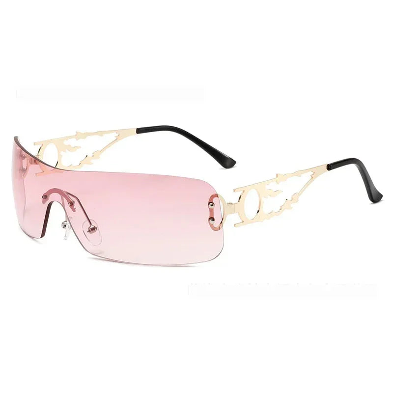 Versatile Frameless Hollow Sunglasses - Viexta