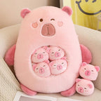Capabala Decompression Plush Toy with Pack Of Little Doll - Viexta