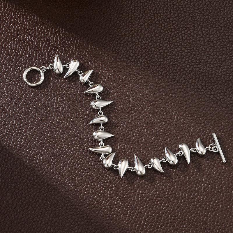 thorn-stitching-water-drop-pendant-bracelet - Viexta