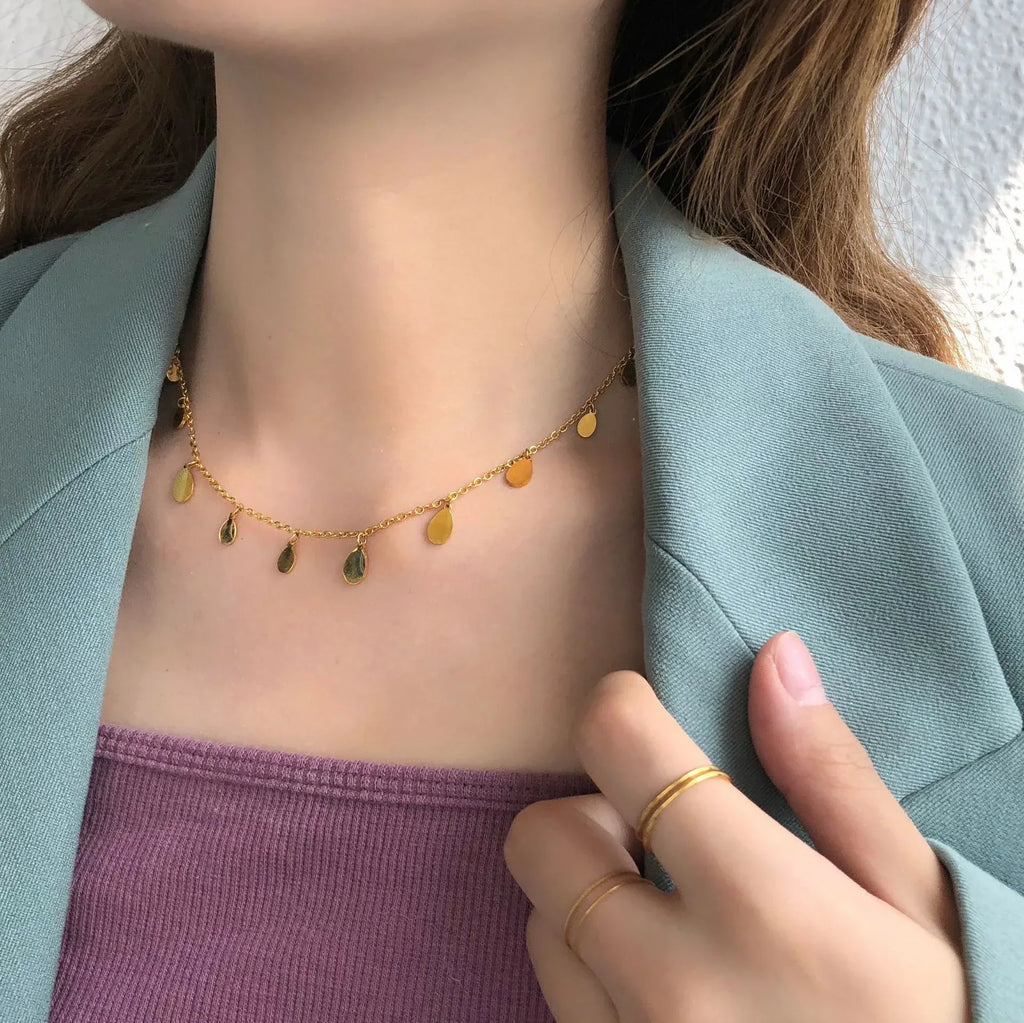 vintage-drop-multi-pendant-necklace - Viexta