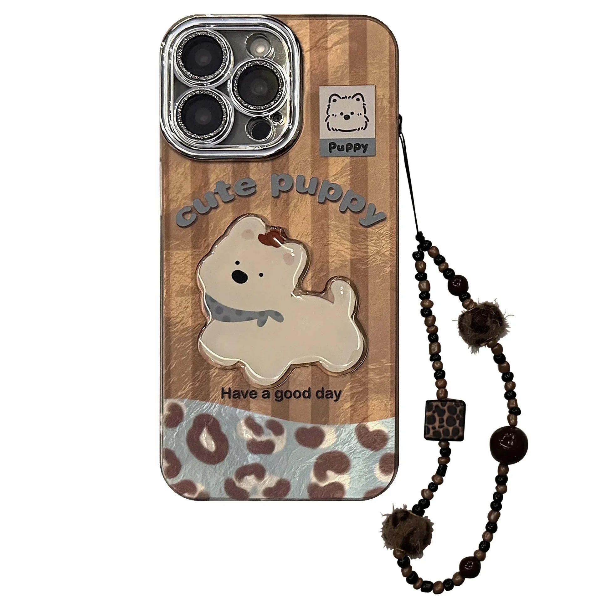 Patchwork West Highland iPhone Case - Viexta