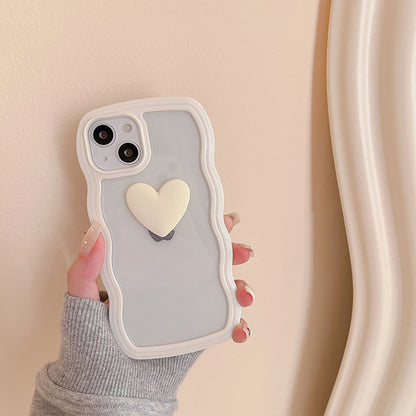 Love Wave Border iPhone Case