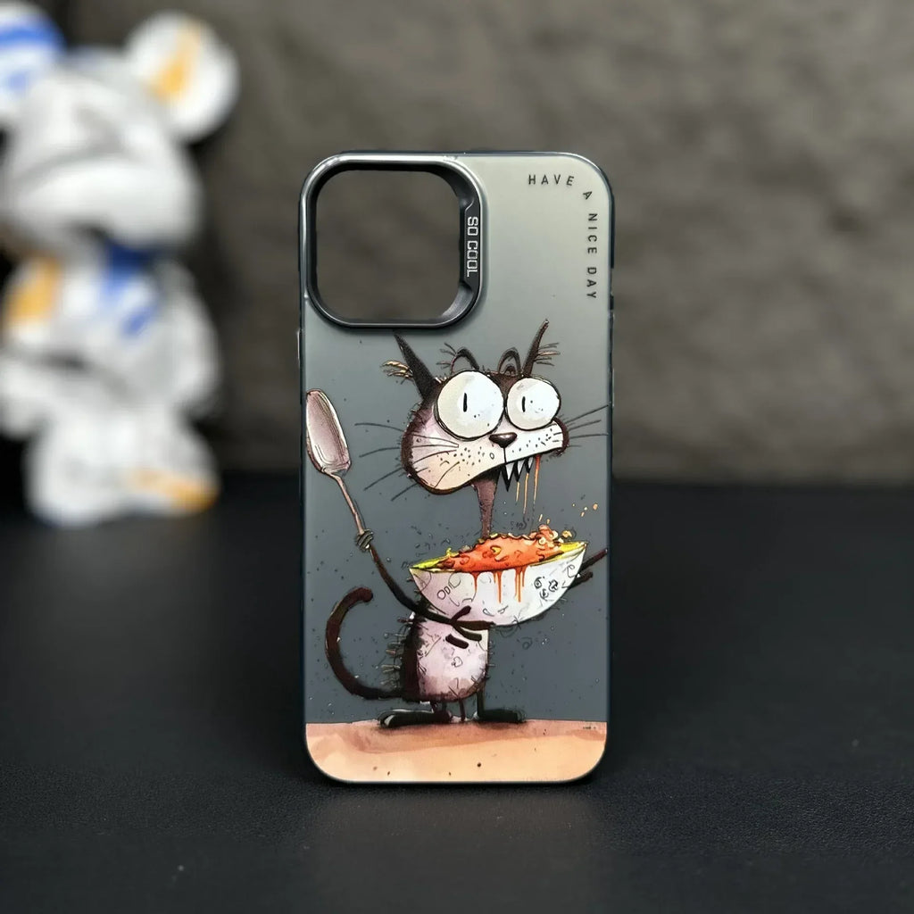 Silver Cat iPhone Case - Viexta