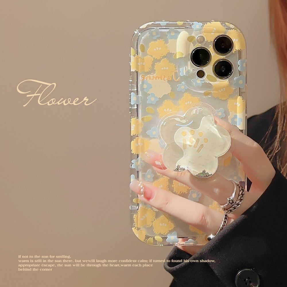 Floral Shell iPhone Case Holder