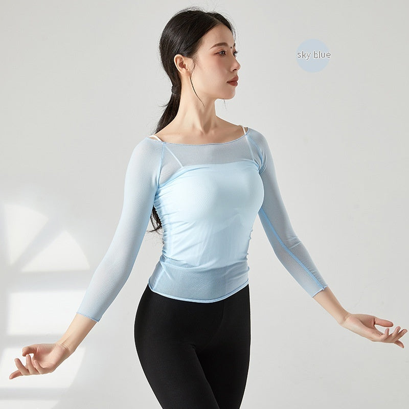Dress Mesh Top For Women Ballet Practice