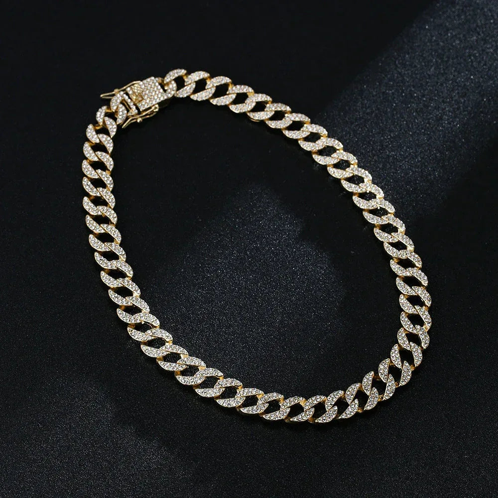 diamond-inlaid-necklace - Viexta