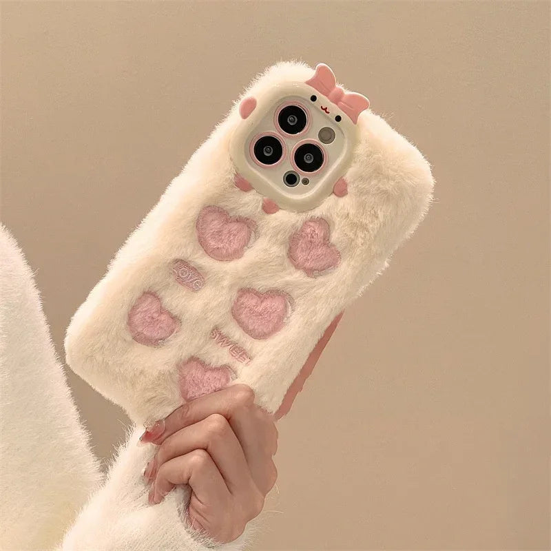 Plush Loving Heart Lens iPhone Case - Viexta