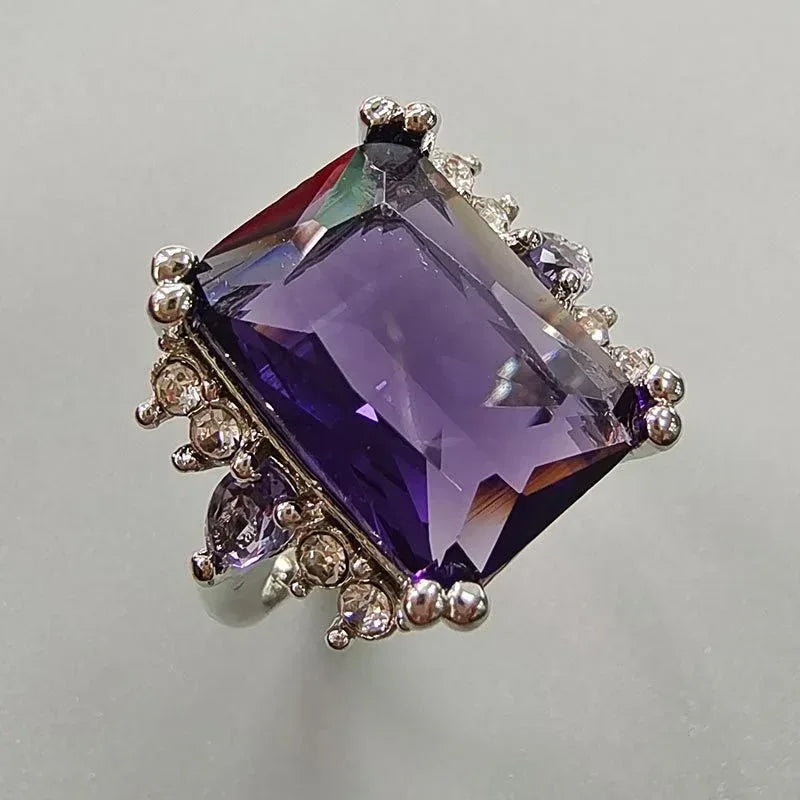 Purple Zirconium Ring - Viexta