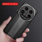 Leather Pattern Baked Porcelain Cover for Xiaomi 14Ultra - Viexta