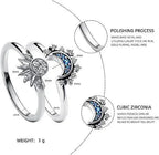 Couple Rhinestones Ring - Viexta