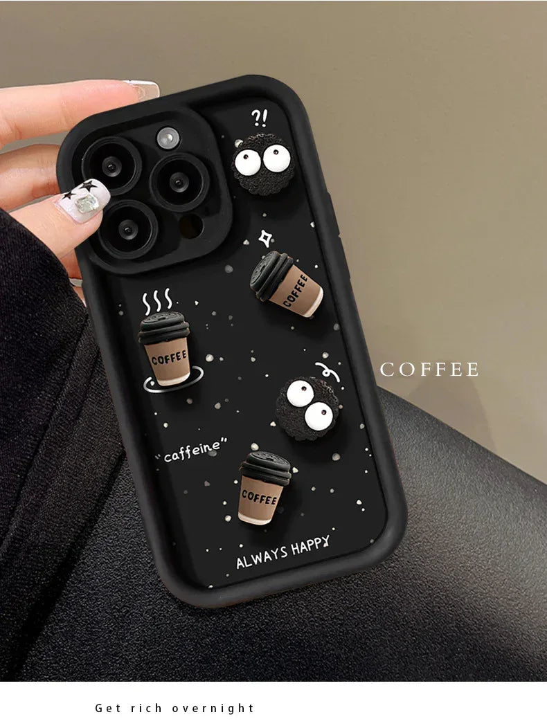 Cute Briquette Biscuit Drop-resistant Soft IPhone Case - Viexta