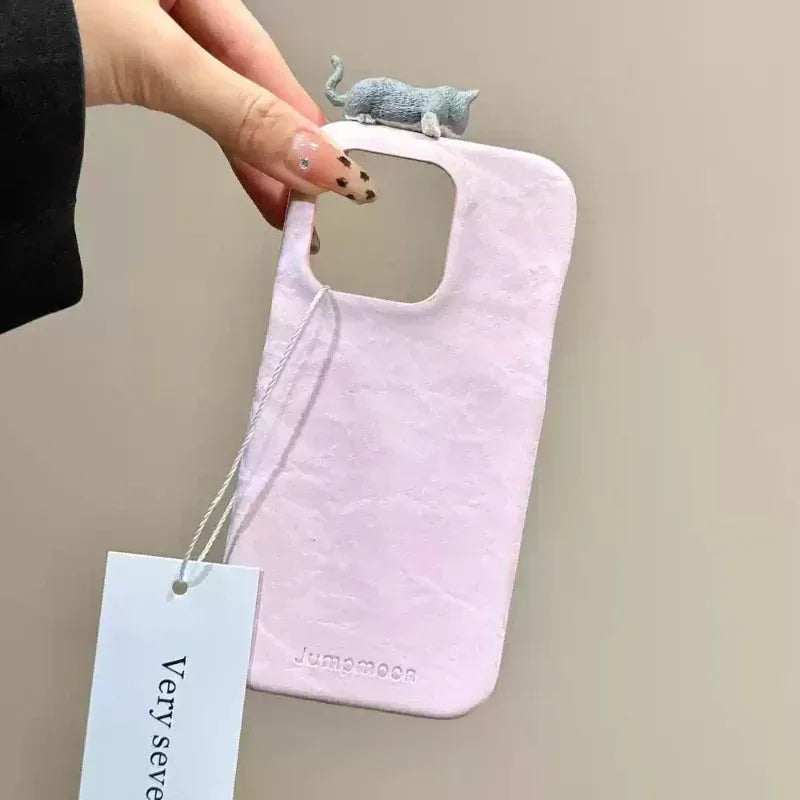 Three-dimensional Cat Drop-resistant iPhone Case - Viexta