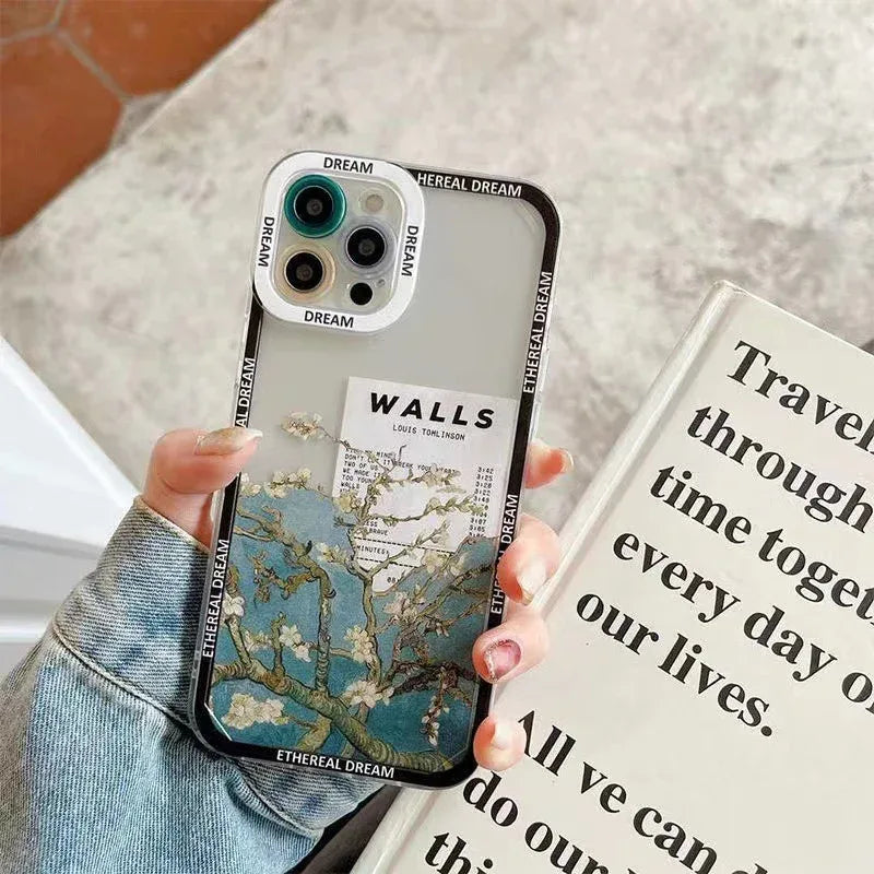Creative Oil Painting Silicone iPhone Case - Viexta