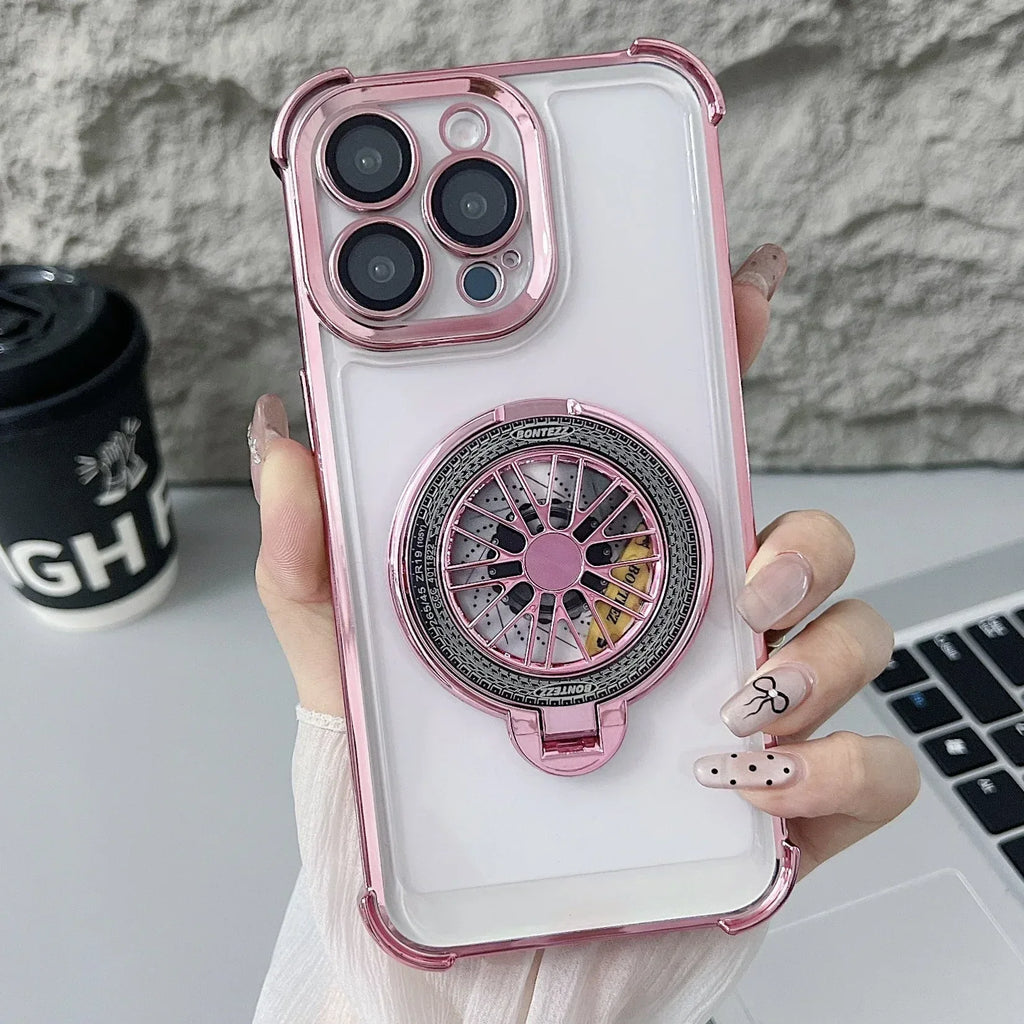 Rotating Gyro Bracket iPhone Case - Viexta