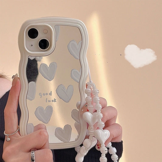 Wave Edge Mirror Heart Samsung Ultra Case