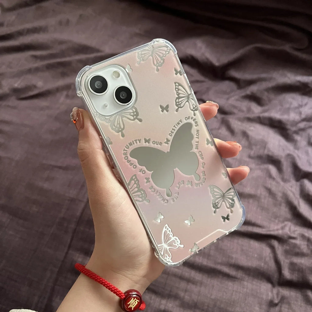 colorized-butterfly-mirror-iphone-case - Viexta