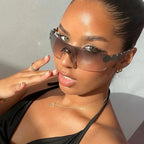 One Piece Rimless Outdoor Sunglasses - Viexta