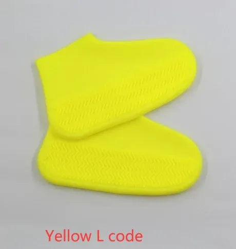 Men and women hiking slip wearable easy to carry silicone rain boots - Viexta