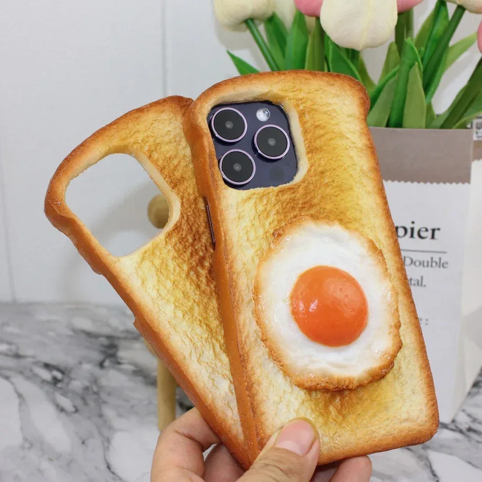 three-pack-toast-bread-iphone-case - Viexta
