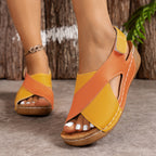 Dual Tone Soft Summer Sandals
