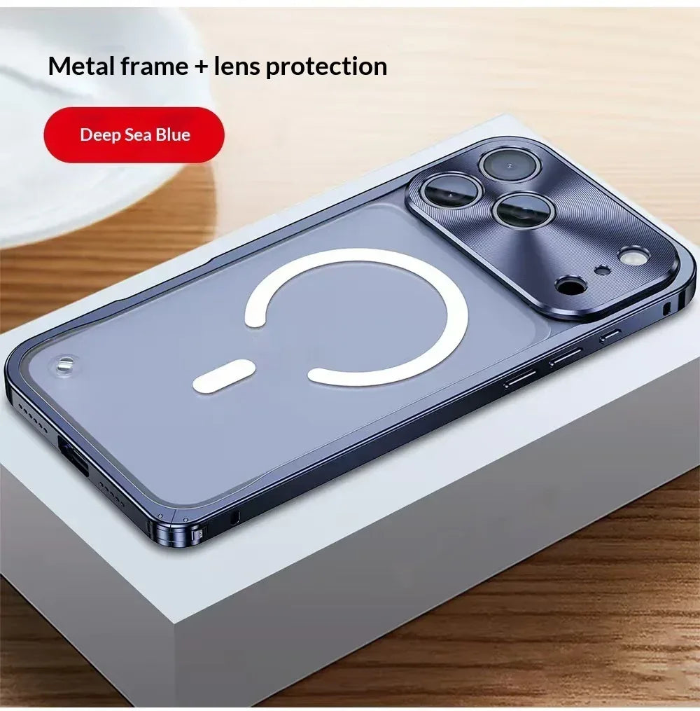 Precision-milled Matte Magnetic iPhone Case With Metal Edge - Viexta