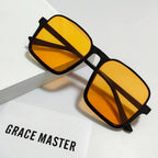Women's Retro Square Semi-rimless Sunglasses - Viexta
