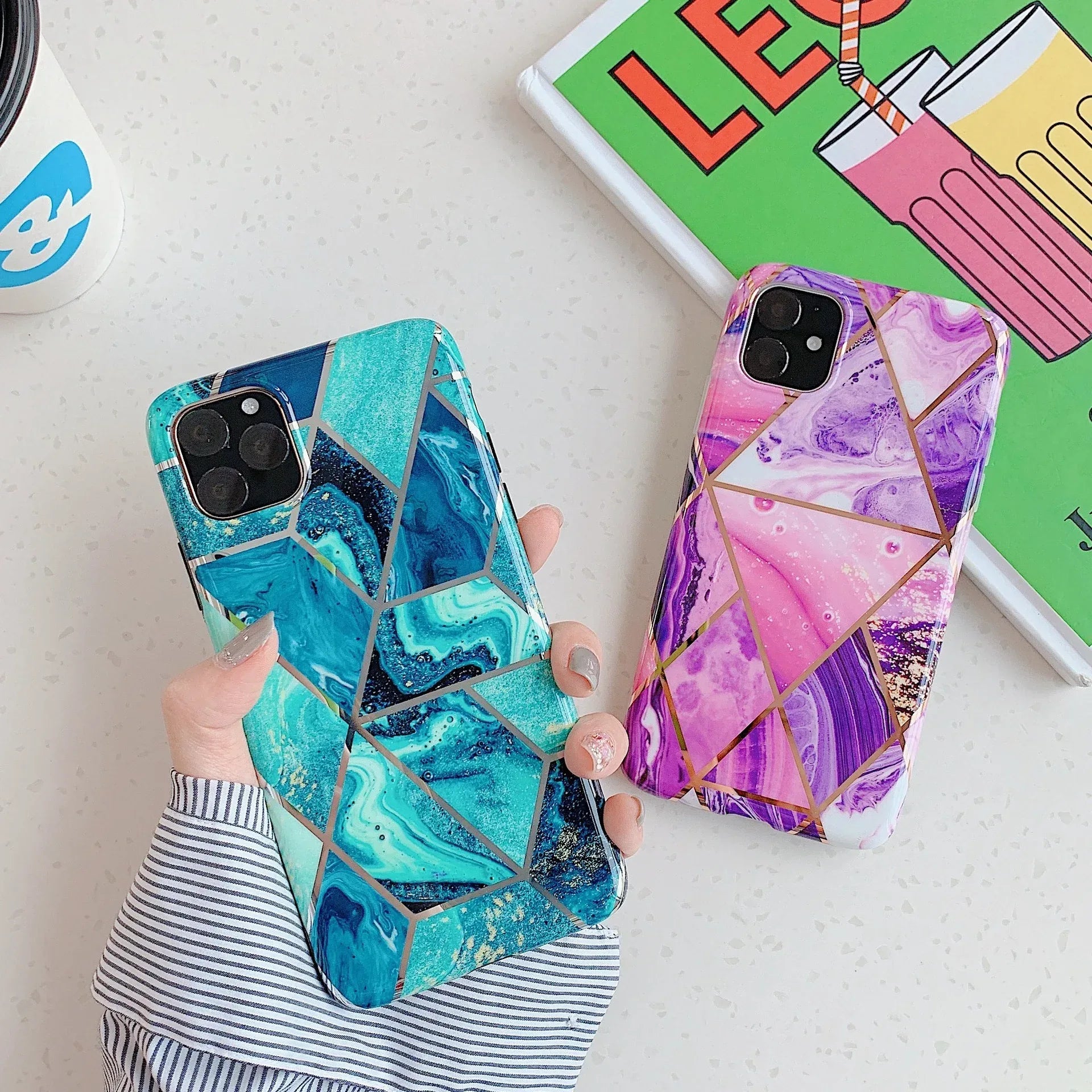 Splicing Silicone iPhone Case - Viexta