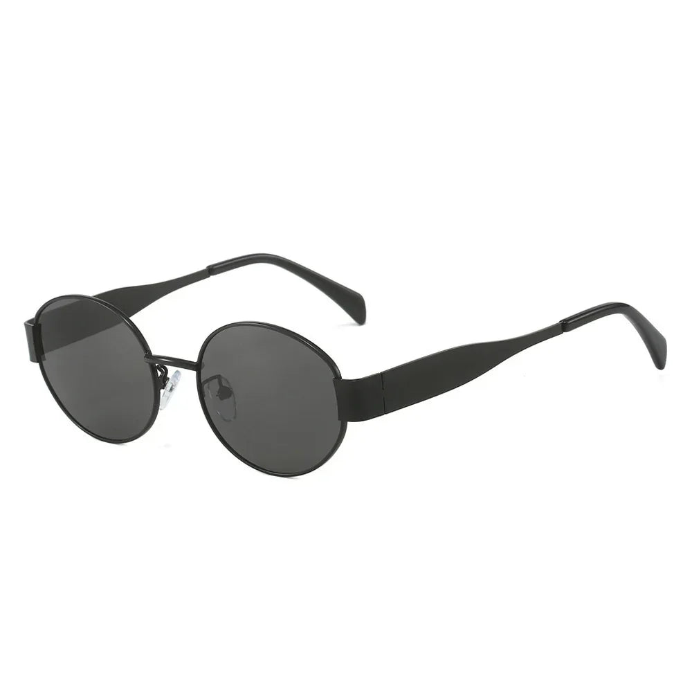 Fashion Retro Oval Sunglasses For Women - Viexta