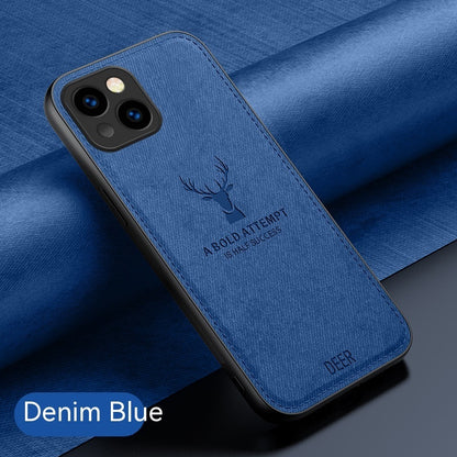 Cloth Deer Business Ultra Thin Anti Drop iPhone Cover