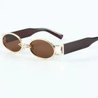 Retro Small Frame Sunglasses For Women - Viexta