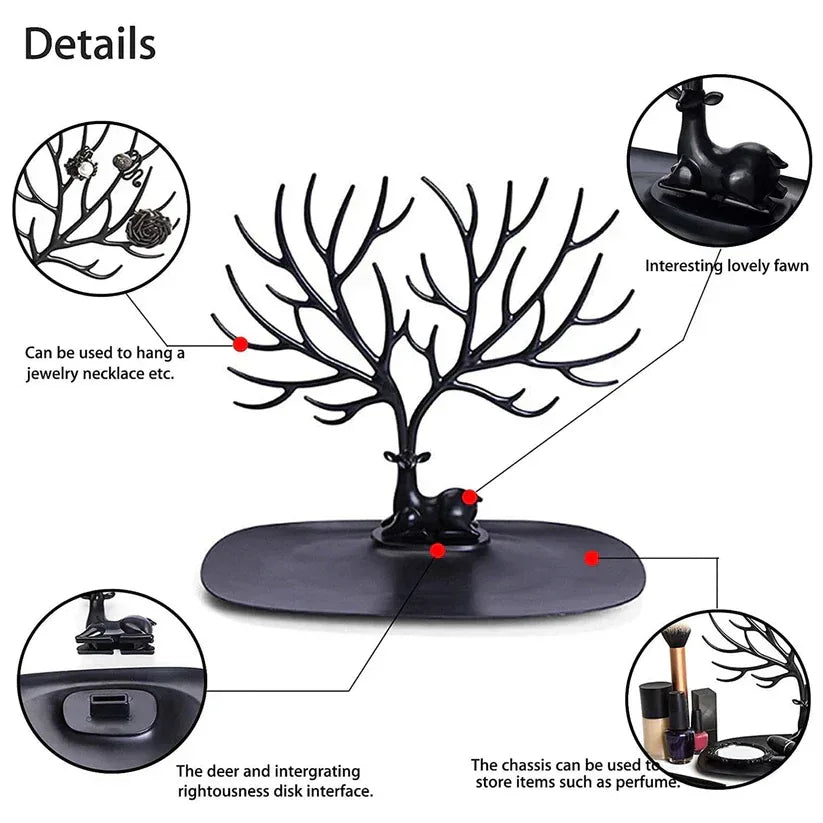 Deer Shaped Jewellery Display Holder - Viexta
