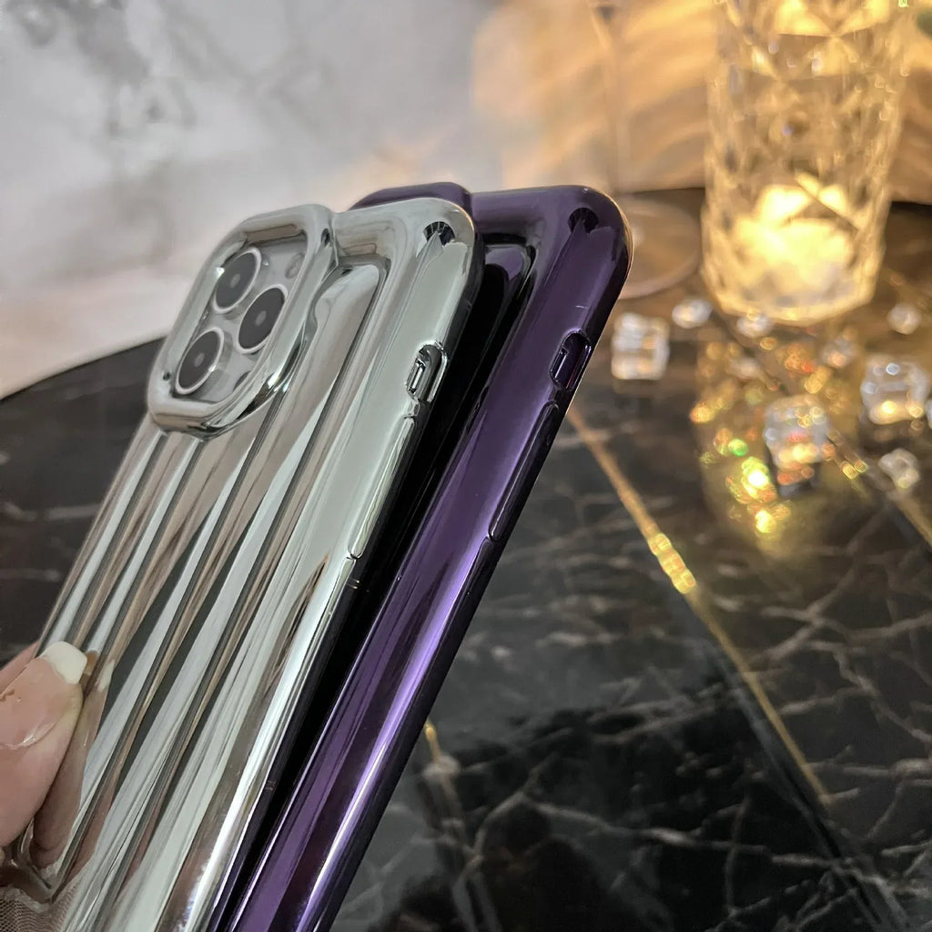electroplated-stripe-iphone-case - Viexta